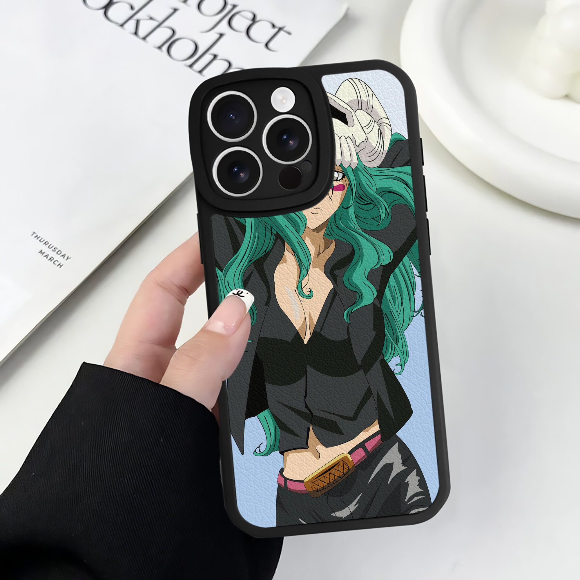（画像用） ブリーチ BLEACH 【iPhone 16シリーズ対応】シリコンスマホケース（レザー調） 材質：シリコン